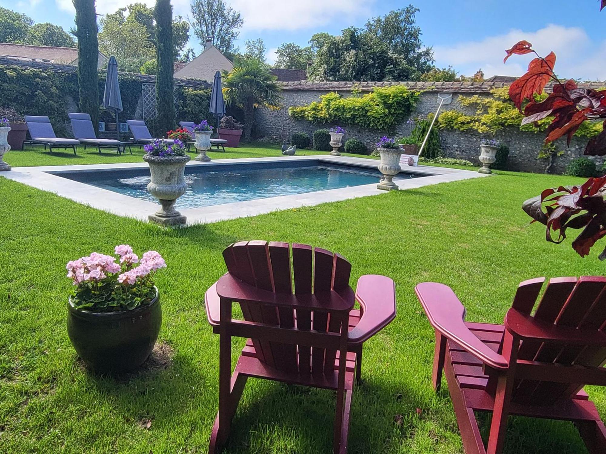 Bed and Breakfast Les Glycines Ury Exterior foto